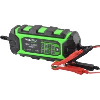 Зарядний пристрій для автомобільного акумулятора WINSO PRO 8LEDs 4A, 6V/12V, 4-120Ah (139310)