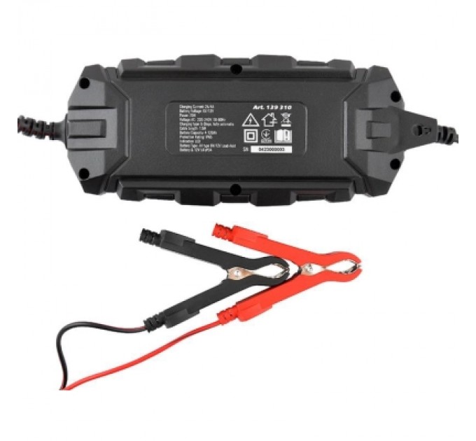 WINSO Зарядний пристрій для автомобільного акумулятора WINSO PRO 8LEDs 4A, 6V/12V, 4-120Ah (139310)