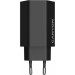 Canyon Зарядний пристрій Canyon HEXAGON 65 GaN 65W 2xPD 1xQC EU Black (CND-CHAHEX65B)