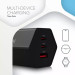 Canyon Зарядний пристрій Canyon HEXAGON 65 GaN 65W 2xPD 1xQC EU Black (CND-CHAHEX65B)
