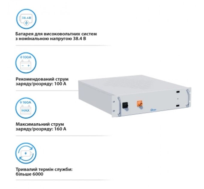 Deye Батарея LiFePo4 Deye BOS-A 38.4V - 200Ah (BOS-A)
