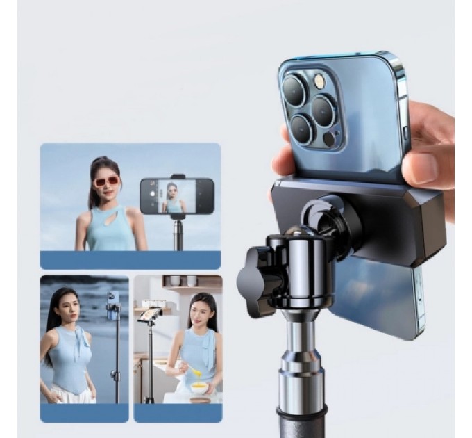 RTAKO Штатив RTAKO RLD-001 1.7M Matte Carbon Steel Tripod Black (6975068278620)