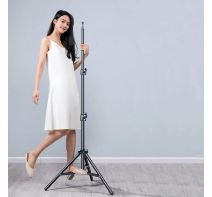 RTAKO Штатив RTAKO RLD-001 1.7M Matte Carbon Steel Tripod Black (6975068278620)