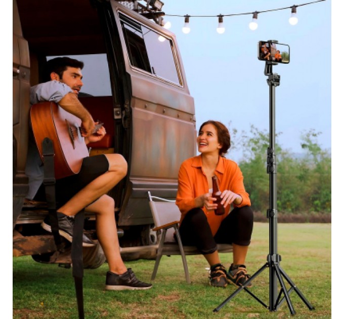 Ugreen Штатив Ugreen LP680 Selfie Stick Tripod with Bluetooth Remote Black (15609)