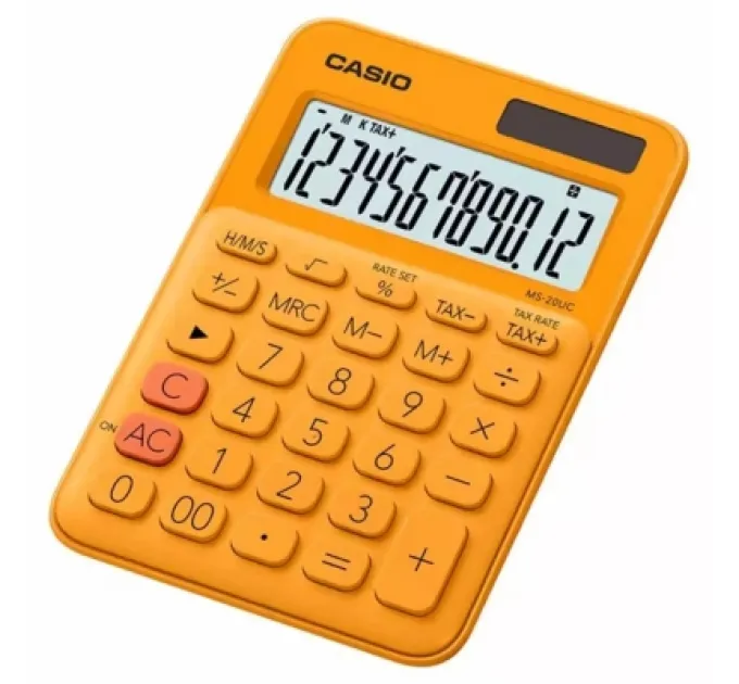 Casio Калькулятор Casio MS-20UC-RG-W-EC, помаранчевий (CALC-CAS-MS-20UC-RG)
