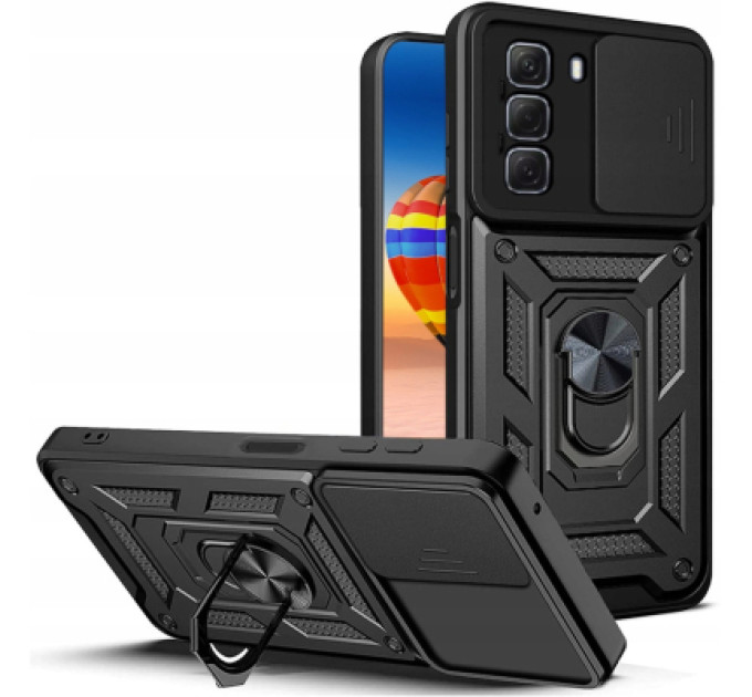 BeCover Чохол до мобільного телефона BeCover Military Infinix Hot 50 Pro (X6881) Black (713048)