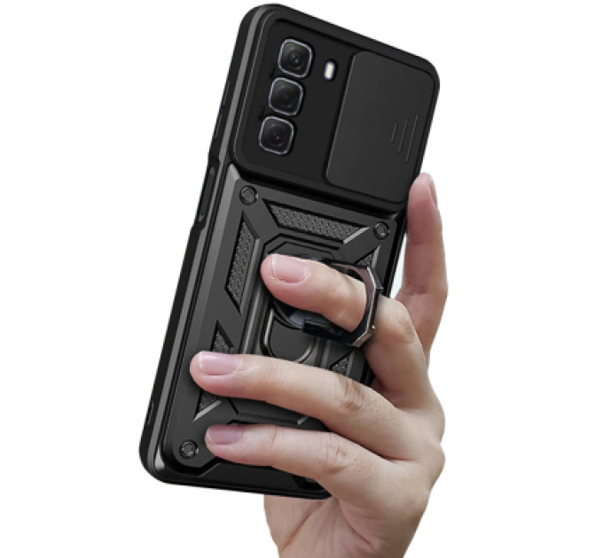BeCover Чохол до мобільного телефона BeCover Military Infinix Hot 50 Pro (X6881) Black (713048)