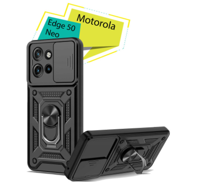 BeCover Чохол до мобільного телефона BeCover Military Motorola Edge 50 Neo Black (713051)