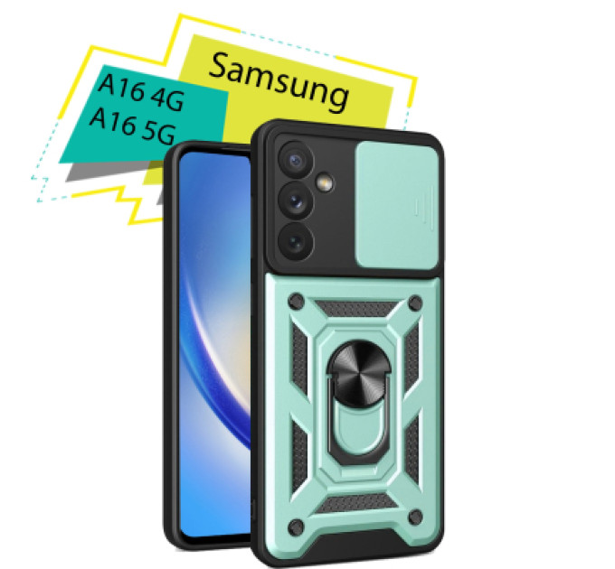 BeCover Чохол до мобільного телефона BeCover Military Samsung Galaxy A16 4G SM-A165/A16 5G SM-A166 Dark Green (713070)