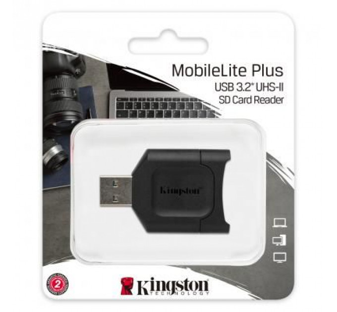 Зчитувач флеш-карт Kingston USB 3.1 SDHC/SDXC UHS-II MobileLite Plus (MLP)