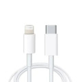 Noname Кабель Apple Woven Charge USB Type-C - Lightning, 1м, White (K28351)