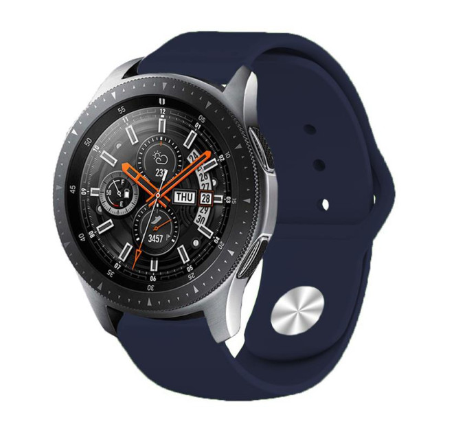 BeCover Силіконовий ремінець BeCover для Xiaomi iMi KW66/Mi Watch Color/Haylou LS01/Watch S1 Active Blue-Horizon (706359)