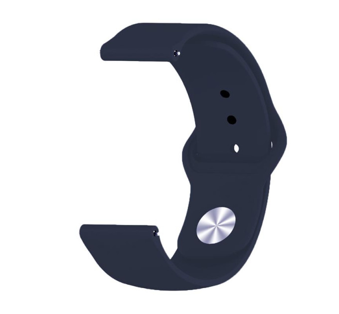 BeCover Силіконовий ремінець BeCover для Xiaomi iMi KW66/Mi Watch Color/Haylou LS01/Watch S1 Active Blue-Horizon (706359)