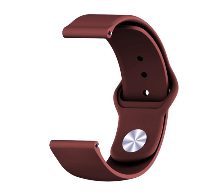 BeCover Силіконовий ремінець BeCover для Xiaomi iMi KW66/Mi Watch Color/Haylou LS01/Watch S1 Active Dark-Red (706349)