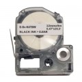 UKRMARK Стрічка для принтера етикеток UKRMARK E-Sv-LK4TBW, 12мм х 9м, black on transparent, сумісна з LK-4TBW (900493)