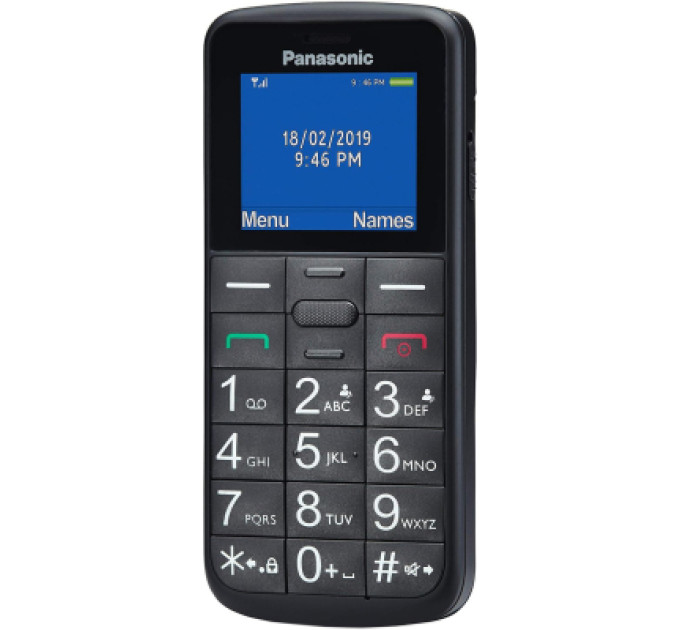 Panasonic Мобільний телефон Panasonic KX-TU110 Black (KX-TU110EXB)