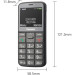 Panasonic Мобільний телефон Panasonic KX-TU160 Black (KX-TU160EXB)