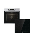 Gorenje Комплект вбудованої техніки Gorenje BO6737E02X -нерж + ECT41SC- чорна (SET_BO6737E02X_ECT41SC)