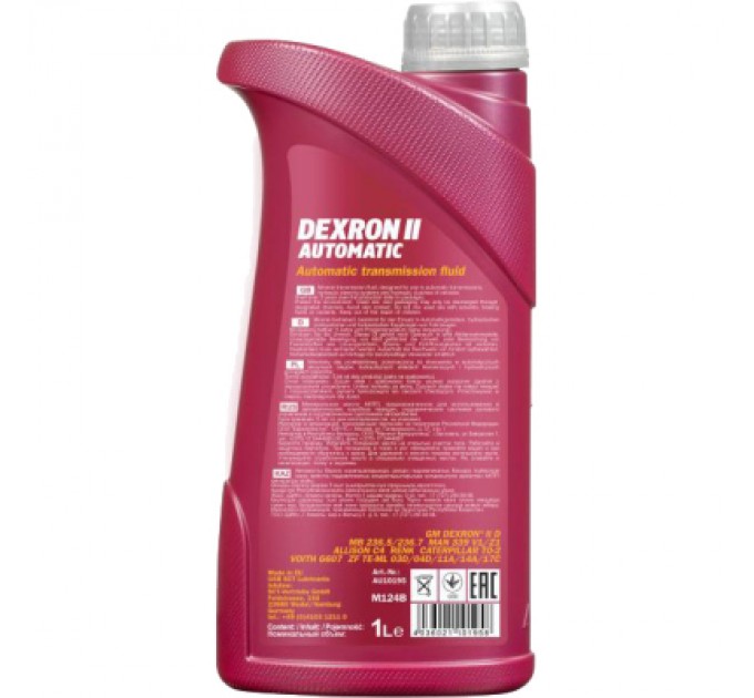 Mannol Трансмісійна олива Mannol DEXRON II AUTOMATIC 1л (MN8205-1)