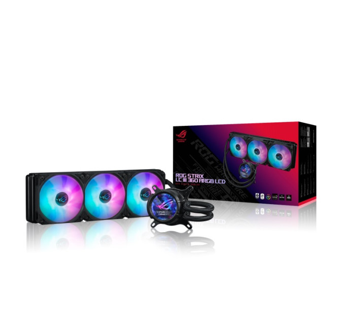 ASUS Система водяного охолодження Asus ROG Strix LC III 360 ARGB LCD (90RC00W1-M0UAY0)