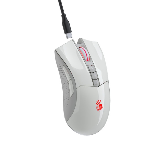 A4Tech Мишка A4Tech Bloody R90 Plus Greyish White USB