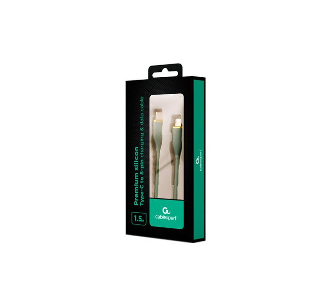 Cablexpert Кабель Cablexpert USB Type-C - Lightning (M/M), 2.25 A, 20 W, 1.5 м, Green (CC-USB2S-CM8PM-1.5M-G)