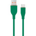 Cablexpert Кабель Cablexpert USB - USB Type-C (M/M), 2.1 A, 1.5 м, Green (CC-USB2S-AMCM-1.5M-G)