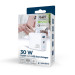 Gembird Мережевий зарядний пристрій Gembird (1USBх3A + 1USB-Cх3A) White (TA-UC-PDQC30L-W-01)