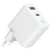 Gembird Мережевий зарядний пристрій Gembird (1USBх3A + 1USB-Cх3A) White (TA-UC-PDQC30L-W-01)