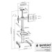 Gembird Кронштейн Gembird TVS-70T-02 (VESA600х400)