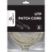Cablexpert Патч-корд UTP Cablexpert (PP6U-CU-10M) Cat.6, литий, 50u" штекер із засувкою, 10 м, сірий