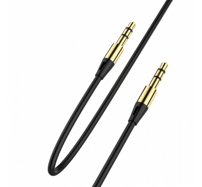 SkyDolphin Аудіо-кабель SkyDolphin SR07 3.5 мм - 3.5 мм (M/M), 1 м, Black (SDAUX-000052)