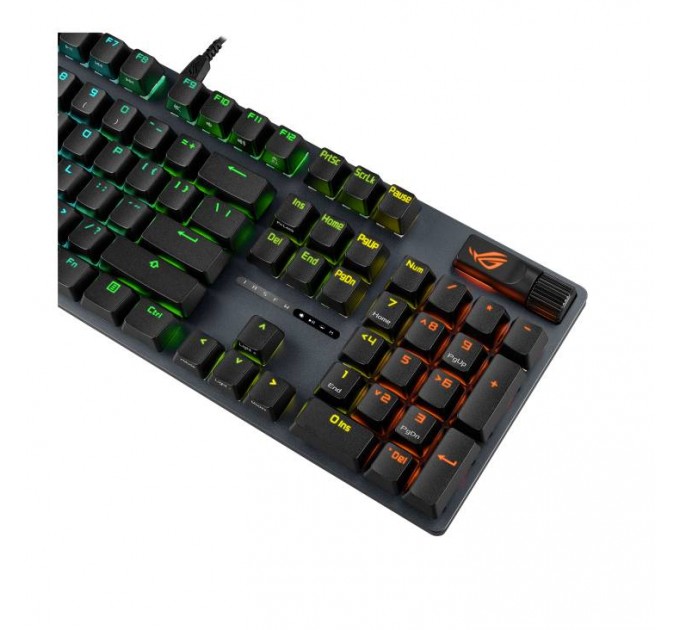 ASUS Клавiатура Asus ROG Strix Scope II X NX Snow V2 EN PBT Black (90MP03XF-BKUA20)