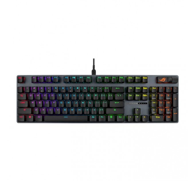 ASUS Клавiатура Asus ROG Strix Scope II X NX Snow V2 EN PBT Black (90MP03XF-BKUA20)
