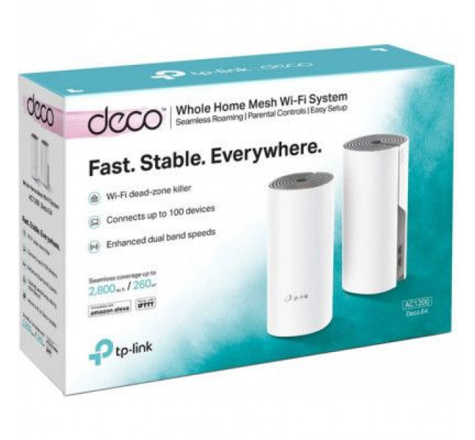 Точка доступу Wi-Fi TP-Link Deco-E4-2-Pack