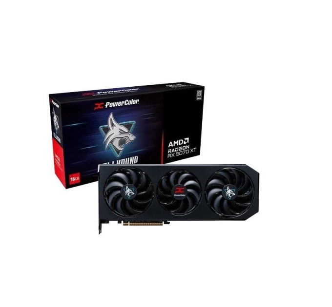 PowerColor Відеокарта AMD Radeon RX 9070 XT 16GB GDDR6 Hellhound PowerColor (RX 9070 XT 16G-L/OC)