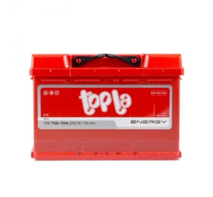 Topla Акумулятор автомобільний Topla 75 Ah/12V Energy Euro  750A (108 075)