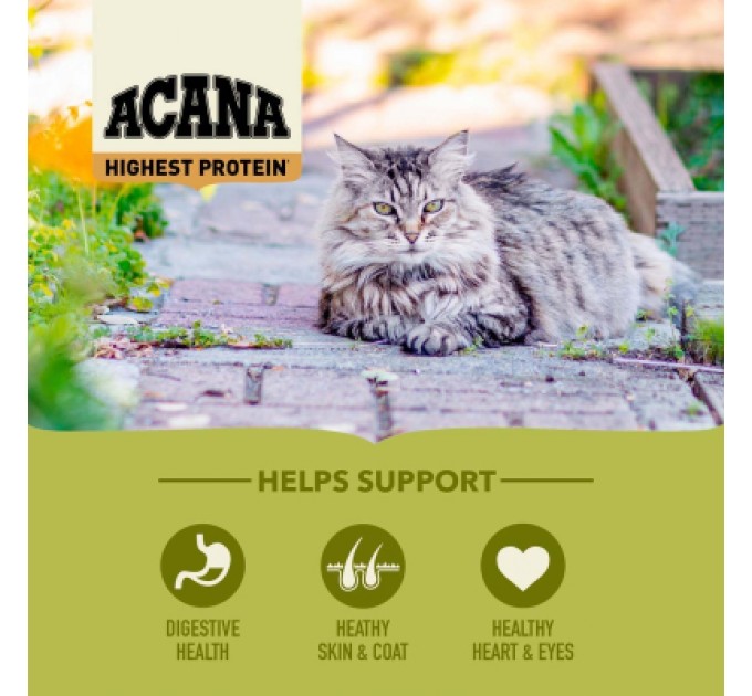 ACANA Сухий корм для кішок ACANA Grasslands 4.5 кг (0064992714727)