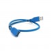 Voltronic Дата кабель USB 3.0 AM/AF 0.5m blue Voltronic (YT-3.0AM\AF-0.5BL)