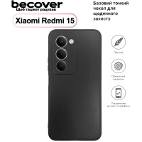 Чохол до мобільного телефона BeCover Silicone Xiaomi Redmi 15 Black (713782)