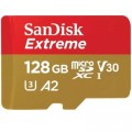 SanDisk Карта пам'яті SanDisk 128GB microSD class 10 UHS-I U3 Extreme (SDSQXAA-128G-GN6MA)