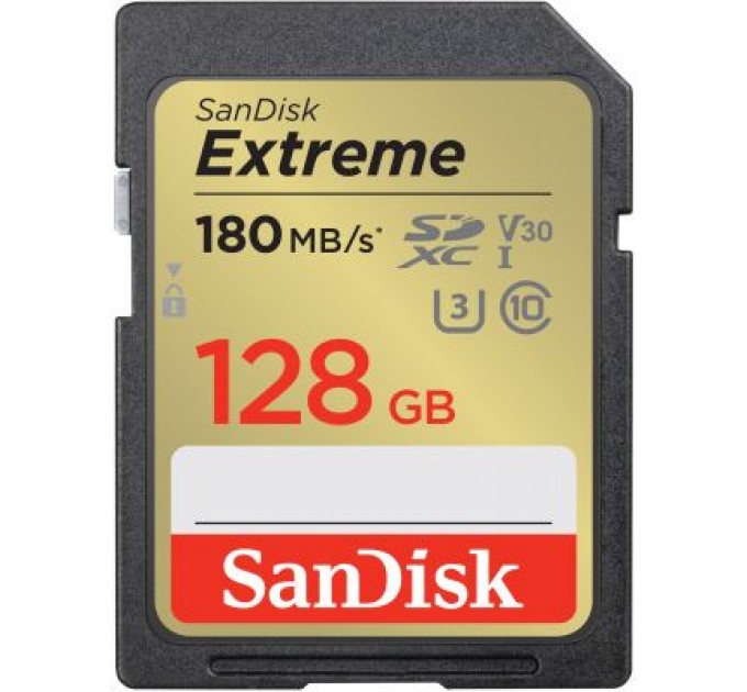 SanDisk Карта пам'яті SanDisk 128GB SD class 10 UHS-I Extreme (SDSDXVA-128G-GNCIN)