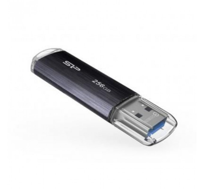USB флеш накопичувач Silicon Power 256GB Blaze b02 Black USB 3.0 (SP256GBUF3B02V1K)