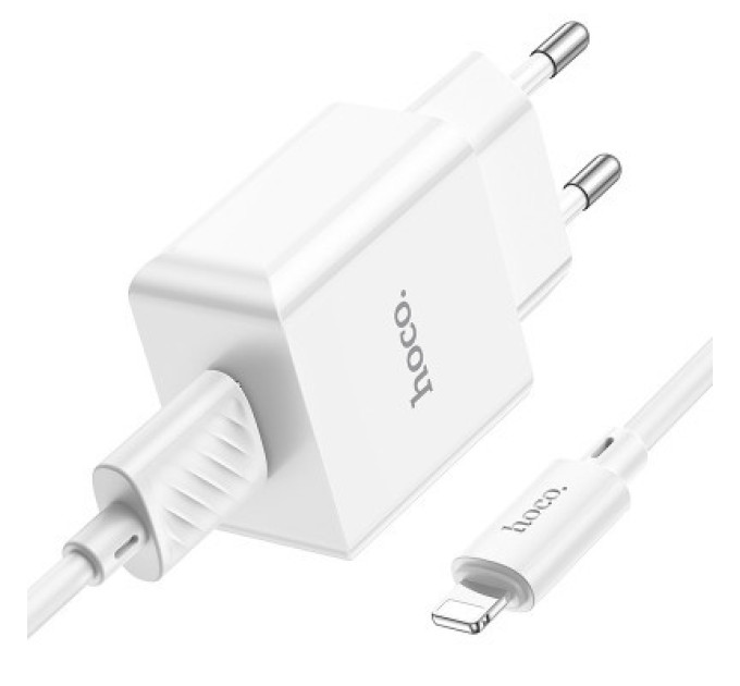 HOCO Зарядний пристрій HOCO C106A charger set(iP) White (6931474783899)