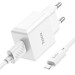 HOCO Зарядний пристрій HOCO C106A charger set(iP) White (6931474783899)