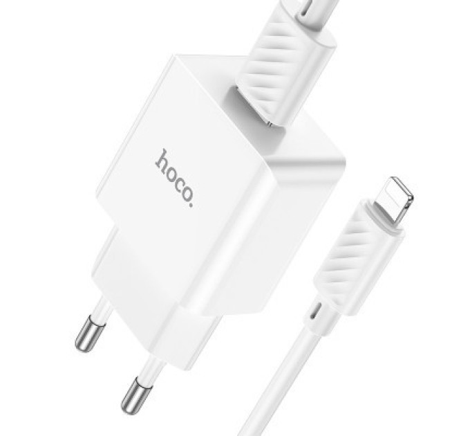 HOCO Зарядний пристрій HOCO C106A charger set(iP) White (6931474783899)