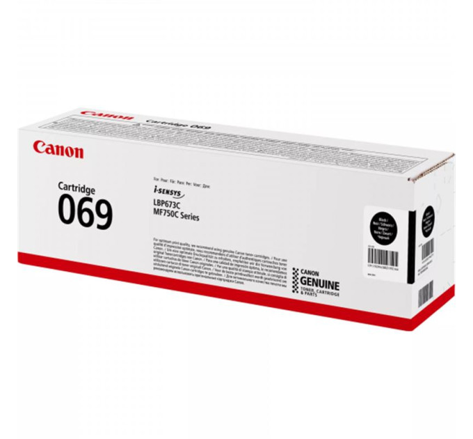 Canon Картридж Canon 069 MF752Cdw/MF754Cdw/LBP673Cdw Black (5094C002)