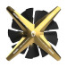 Alseye Кулер до корпусу Alseye X12 (Golden WK Push) (AS.04.03.0024)