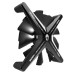 Alseye Кулер до корпусу Alseye X12 (Black WK Push) (AS.04.03.0032)