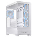 ASUS Корпус Asus A31 Plus White Tempered Glass без БЖ (90DC00R3-B19000)